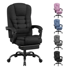 Fabric Office Task Chair Computer Ergonomic Desk Chair High Back Executive ChaIr