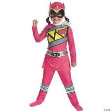 Pink Power Rangers Costume for Toddlers. Official Licensed Pink Ranger Dino