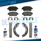 Front Ceramic Brake Pads Rear Shoes Kit for 2001 2002 2003 2004 2005 Toyota Echo