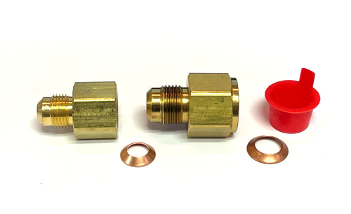 Brass Flare Reducing Kit, 5/8"FMF x 1/2"MF & 1/2"FMF x 3/8"MF or 5/8"MF x 3/8"MF