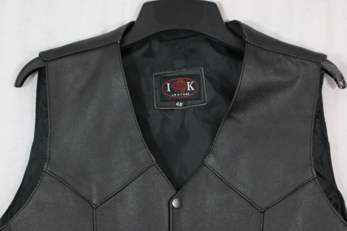 Ik leather vest sale