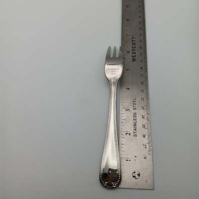 Lenox JEWEL Glossy Stainless Steel Flatware Fork – 18/10 – Vintage Pre-Owned – Silver