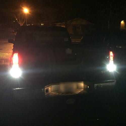 2 bombillas LED blancas de xenón para Nissan Frontier 2005-2019 luces de reversa de respaldo - Imagen 8 de 9