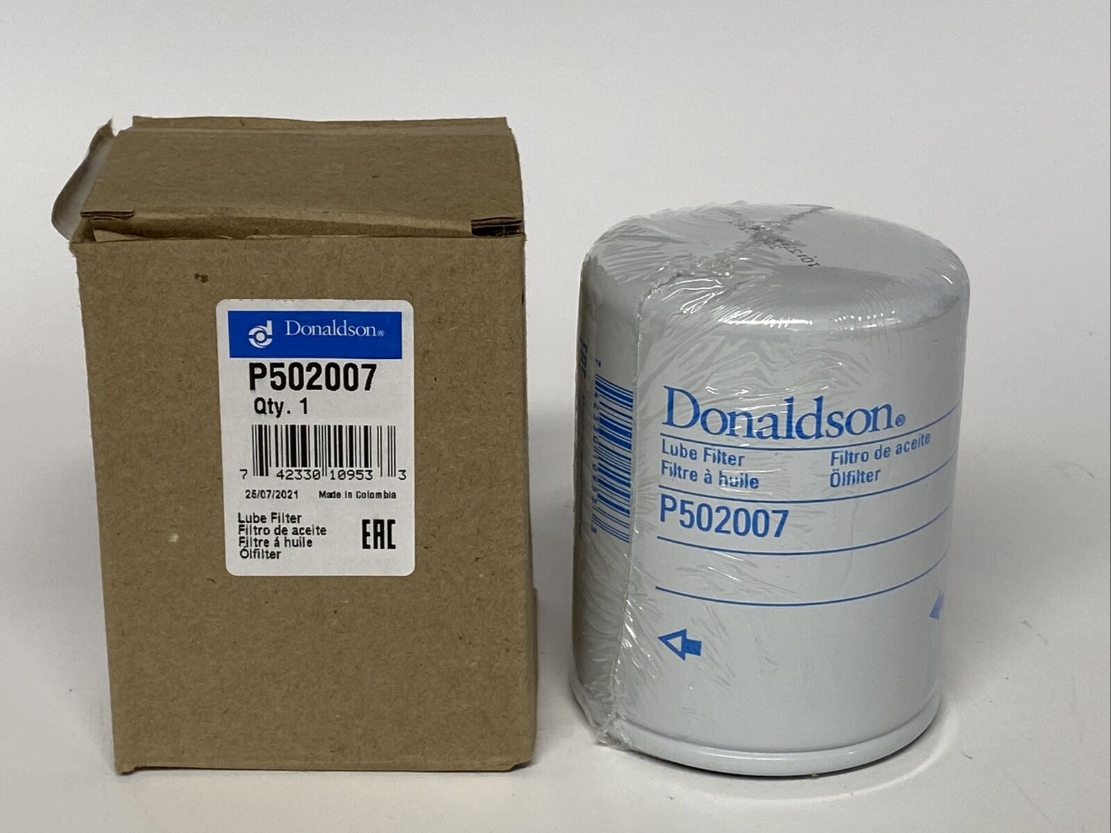 Donaldson Full Flow Spin On Lube Filter P502007 New