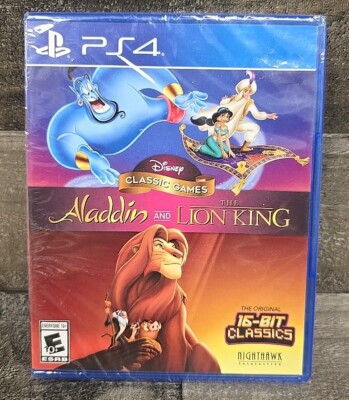 Disney Classic Games: Aladdin and the Lion PlayStation 4 PS4 BRAND NEW SEALED 