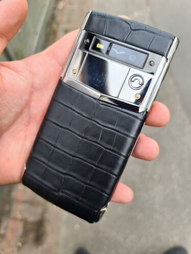 Vertu Signature Touch 24k GOLD EDITION, Alligatorleder, UNIKAT, Full Pack - Bild 3 von 24