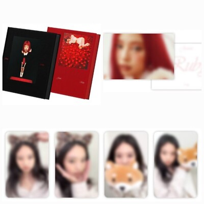 BLACKPINK JENNIE LUCKYDRAW Photocard The 1st Studio Album [Ruby