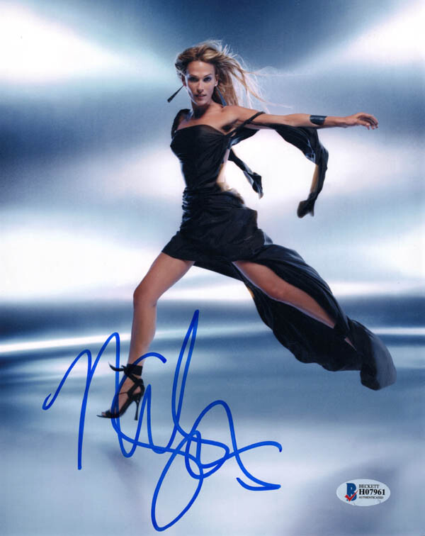 MOLLY SIMS SIGNED AUTOGRAPHED 8x10 PHOTO MODEL ACTRESS LAS VEGAS BECKETT BAS 