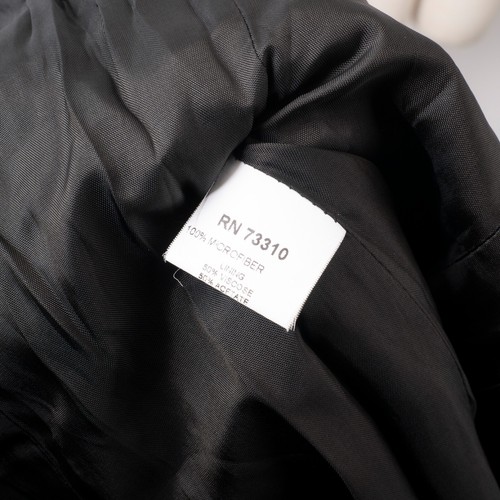 IVAN GRUNDAHL Copenhagen Microfiber Women's Asymmetric Black Blazer Jacket 38 M - Picture 13 of 15