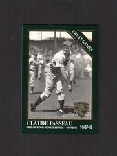 #1407 CLAUDE PASSEAU, 1945 Cubs | 1995 Megacards/Conlon ~ World Series 1-hitter