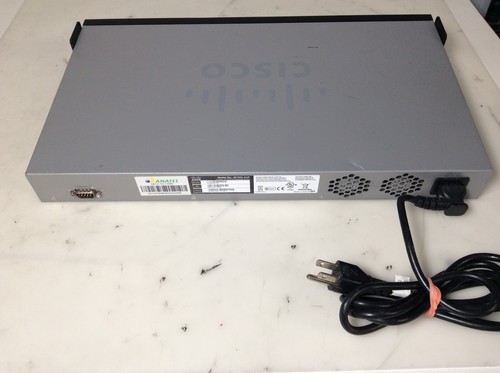 Cisco SF300-24P 24-Port Gigabit PoE Managed Switch w/Rack Mount & Power Cable - Picture 6 of 8