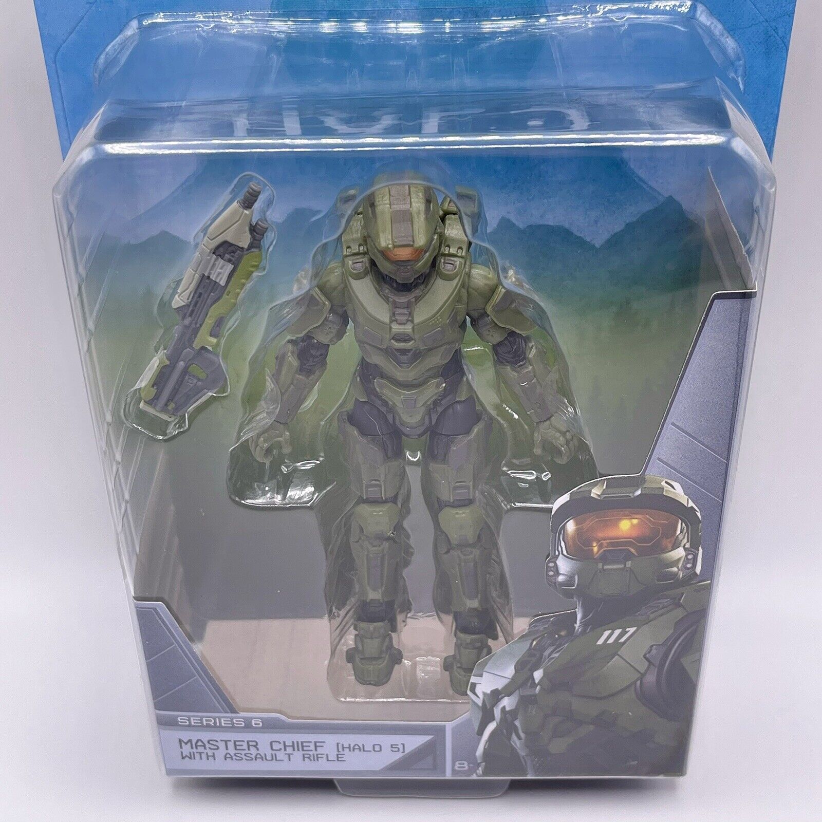 2022 Jazwares HALO INFINITE Series 6 MASTER CHIEF Figure With Assault Rifle  4"