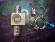 Aquarium Aluminum Inline CO2 Diffuser 12mm ID