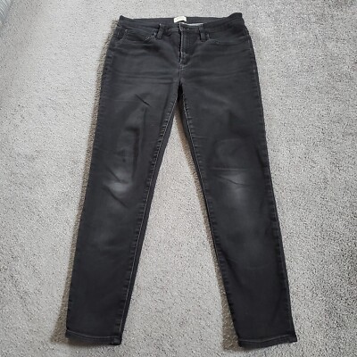 J Crew Jeans Womens 31 Black Jegging Slim Denim 31x27