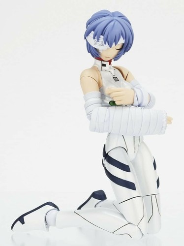 NUEVA Figura de Acción Kaiyodo Neon Genesis Evangelion #8 Rei Ayanami Vendada - Imagen 4 de 5