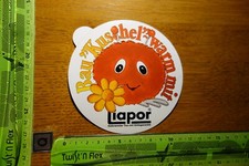 Alter Aufkleber Handwerk Technik Bau Kamin LIAPOR Gebrannter Ton Gütegarantie