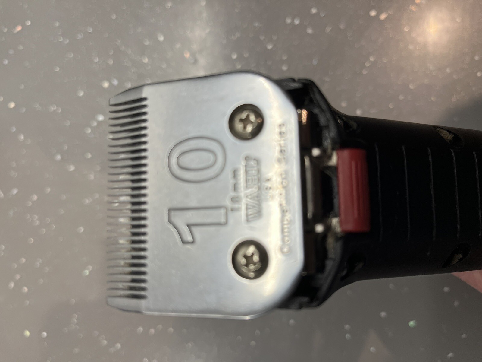 Heiniger Saphir Style Purple Cordless Dog Grooming Clipper with 10