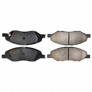 Premium Ceramic Brake Pads with Shims and Hardware for 07-17 Nissan Tiida, Versa
