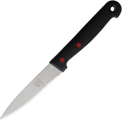 Andre Verdier Kitchen Paring Knife 3.5'' Stainless Steel Blade Black ABS Handle