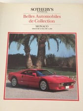 Southeby - Vintage 3 x Classic Car Catalogues - 1987, 1989 & 1990