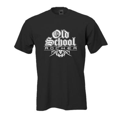 Old School Rocker -- cooles Funshirt, lustige Sprüche, große Größen (BL099)