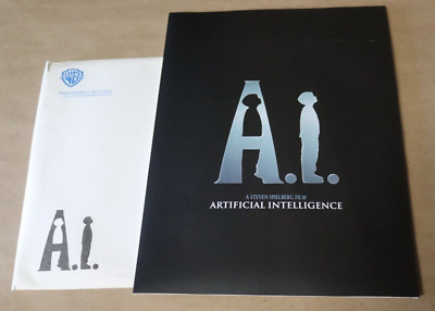 2001 AI ARTIFICIAL INTELLIGENCE SPIELBERG MOVIE PRESS KIT STILLS & FILM SLIDES
