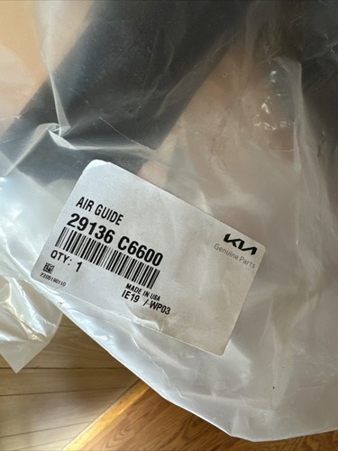 Genuine Kia 2019-2020 Lower Air Guide 29136-C6600 - Picture 3 of 3