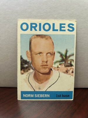 1964 Topps Set Break #145 Norm Siebern Orioles 4963T