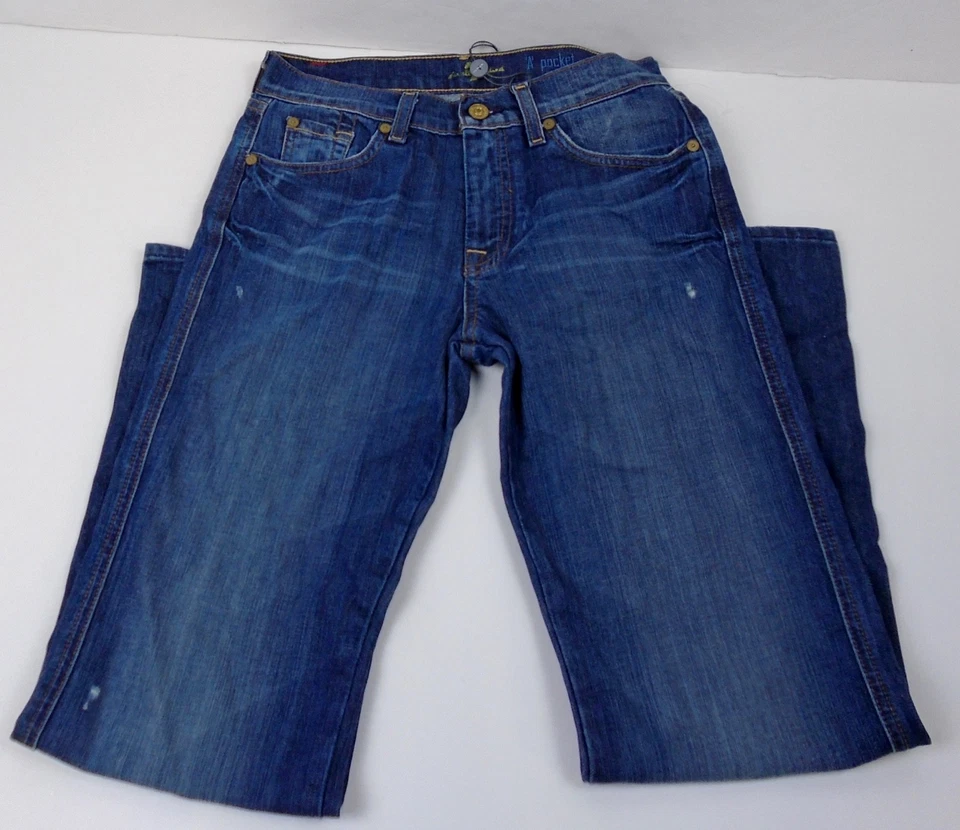 Pantalones de mezclilla con bolsillo 7 For All Mankind Boys nuevos con etiquetas Foto 2 de 3