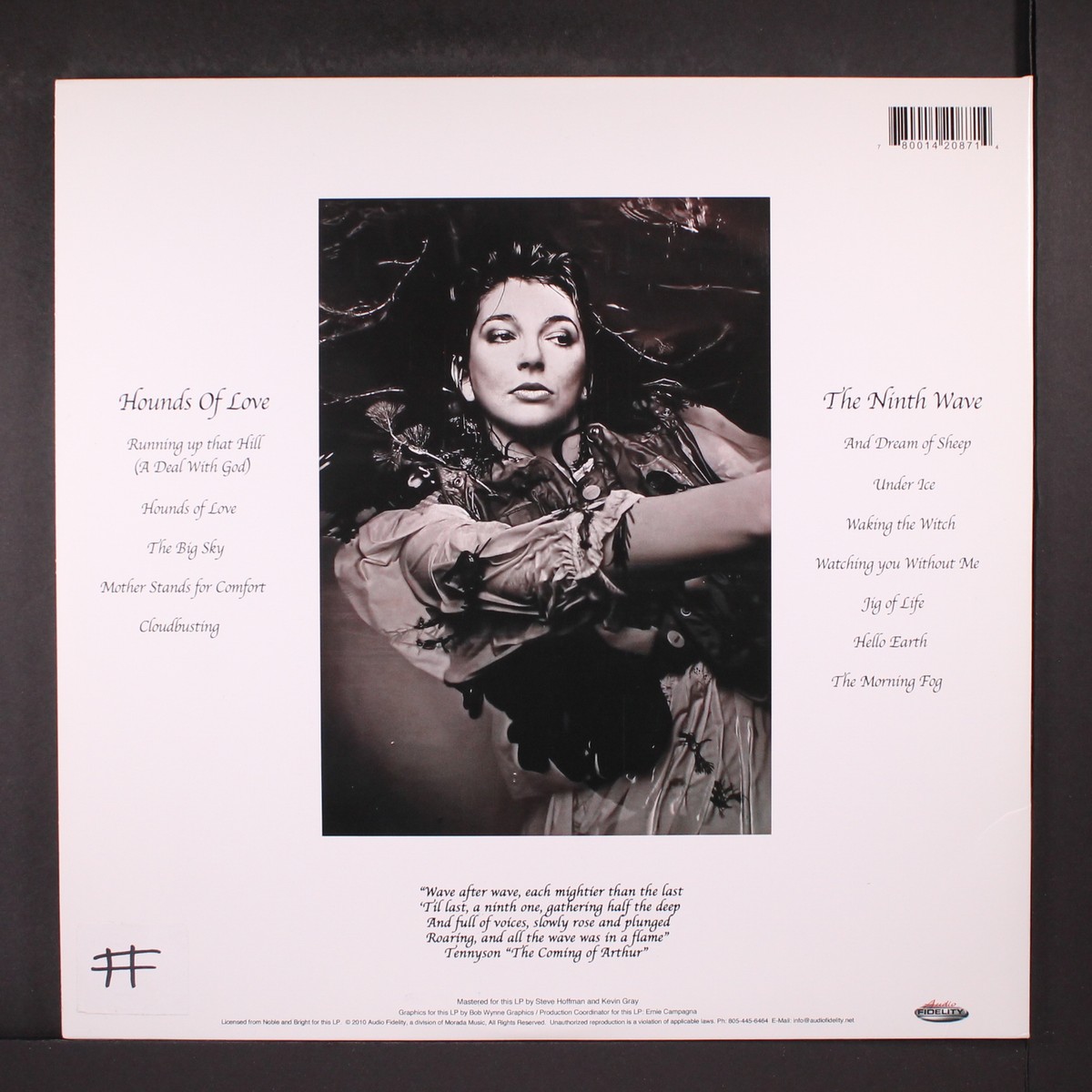 KATE BUSH: hounds of love AUDIO FIDELITY 12 KATE BUSH: hounds of love AUDIO FIDELITY 12