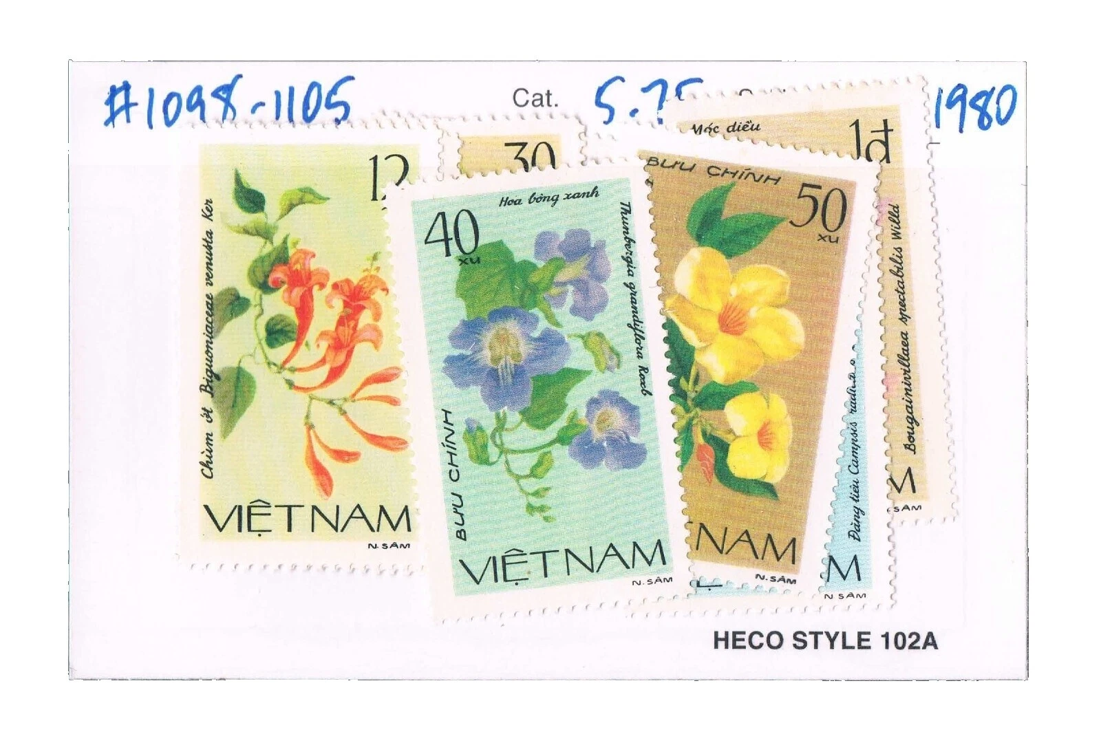 En excelente estado nunca abisagrado/estampillada sin montar o nunca montada Sellos vietnamita