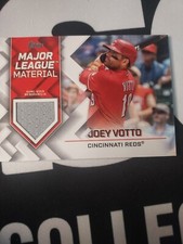 2022 Topps Update Joey Votto Major League Material Patch Relic Game Used Hof Red