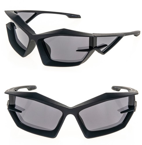 GIVENCHY GIV CUT 40049 Matte Black 3D Print Runway Unisex GV40049I Sunglasses