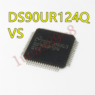 1PCS DS90UR124QVS QFP6 24 bit LVDS serial serial stringing device NEW