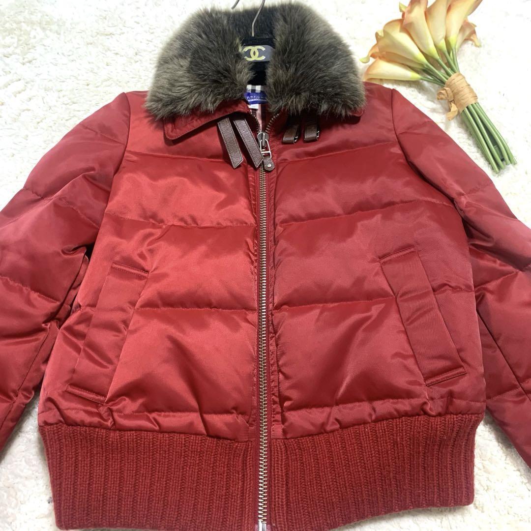 ジャケット・アウター BURBERRY BLUE LABEL check track jacket Burberry Check-Pattern Hooded Zip-Up Polyamide Jacket, Size