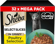 Select Slices Poultry Cat Trays in Gravy - 32 x 85g Pack 6.18 per kilo