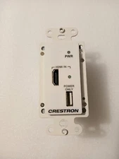 Crestron HD-TX-101-C-1G-E-W-T Wall Plate HDMI DM Lite Transmitter – Used