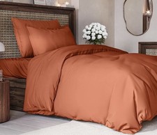 Duvet Cover Twin/Twin XL 2pc Set 68x90 Terracotta