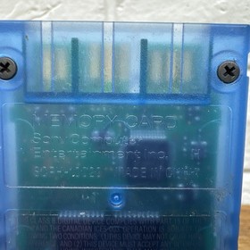 Sony Playstation 2 PS2 OEM MagicGate 8mb Memory Card Red & Blue SCPH-10020