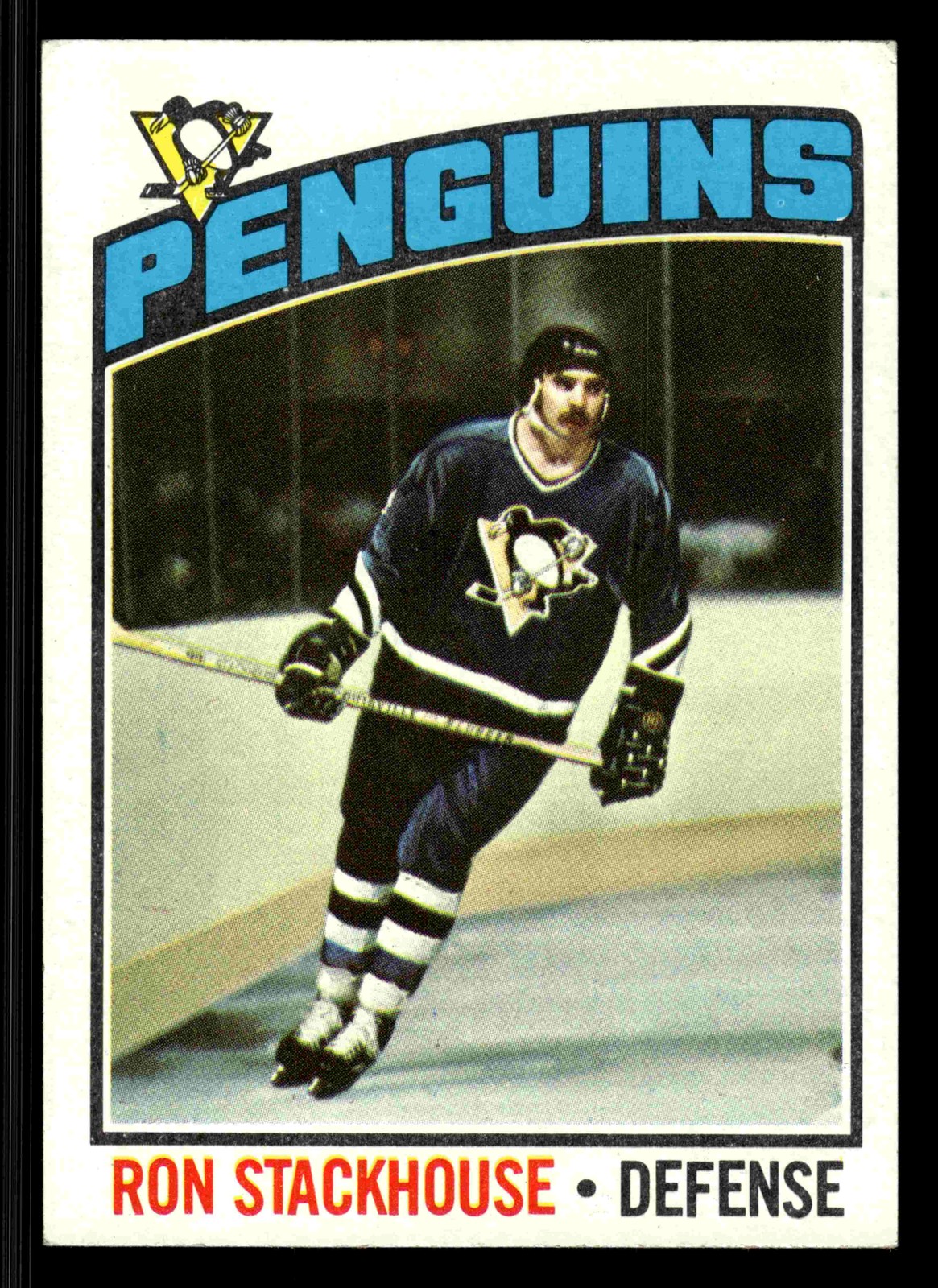 1976-77 Topps Ron Stackhouse #72 - Pittsburgh Penguins