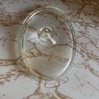 Vintage PYREX 633 C-OR-642 C Clear Glass Oval Replacement Lid - Casserole