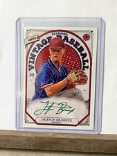 2023 Onyx Vintage Extended Jackson Brasseux autograph card Texas A&M Aggies