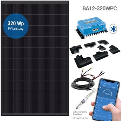 Camping Solar-Set  Camper Van 320 WP 12V / 24V Campingbus BA12-320WPC | 7883