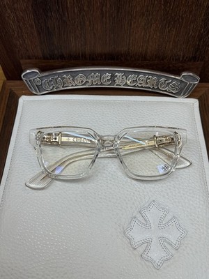 Chrome Hearts Vagillionaire II Glasses Crystal/Gold