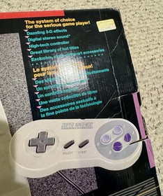 SNES Super NES Control Set Boxed / CIB - Minus Mario All-Stars / Nintendo Power