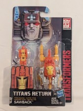 Transformers Titans Return Hasbro TR Sawback aka Lione MOSC