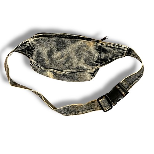Vintage Acid Wash Denim Schultertasche 80er 90er Retro Crossbody Pacific Connection - Bild 3 von 9