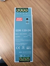 MEAN WELL EDR-120-24 120W 24V 5A Single Output Industrial DIN Rail Power Supply