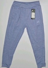 Adidas AK4962 Girls' XS 6-6X 3-Stripe Cuffed Jogger Pants, Spark Melange