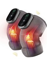 3 In 1 Heated Knee,Massager Shoulder Heating Pads Elbow Brace w/Vibration-2 Pack